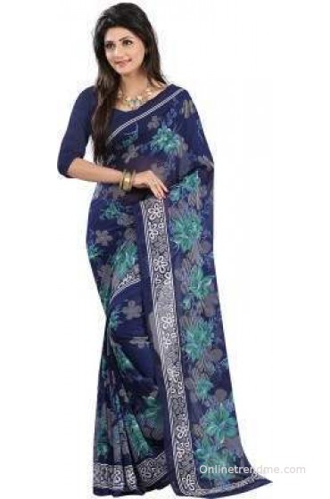 Ishin Printed Fashion Georgette Sari Ishin Printed Fashion Georgette Sari